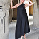 Long linen dress, Black dress - DR0236LE. Sundresses. EUG fashion. Online shopping on My Livemaster.  Фото №2