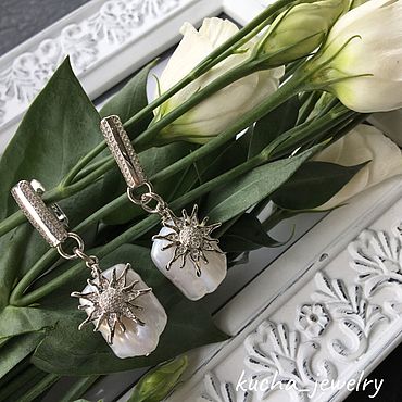 Украшения ручной работы. Ярмарка Мастеров - ручная работа Серьги. Handmade.