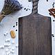 Cutting Board ' Pigtail'. Wood ash. color charcoal. Cutting Boards. derevyannaya-masterskaya-yasen (yasen-wood). My Livemaster. Фото №5