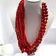 Necklace of red coral, Necklace, Moscow,  Фото №1