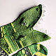 Crocodile Biting Socks Original Gift Knee Socks Camouflage Socks. Socks. Yuliya Chernova. My Livemaster. Фото №5