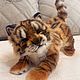 Интерьерная реалистичная игрушка тигрёнок. Игрушки. Li--realistic-toys. Ярмарка Мастеров.  Фото №10