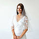 Veil. Фата свадебная с атласной бейкой кантом на гребне. Фаты. Romantic Wedding. Интернет-магазин Ярмарка Мастеров.  Фото №2