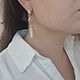 Серьги «Camellia». Серьги классические. Olga Kokina_jewelry. Ярмарка Мастеров.  Фото №5