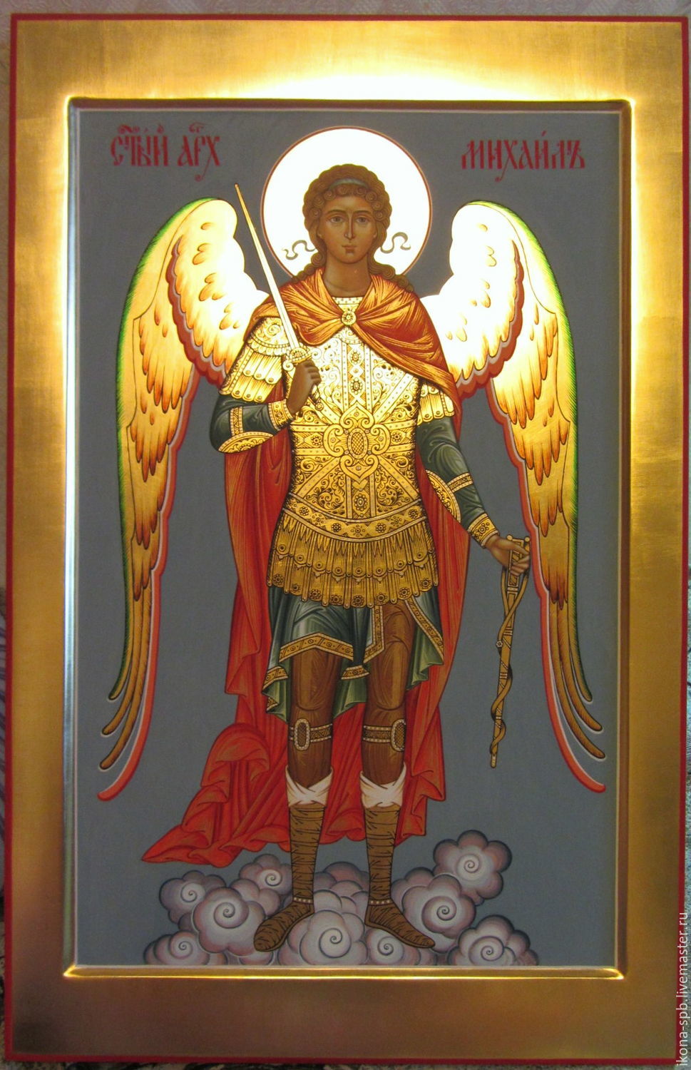 Как выглядит икона архангела михаила фото