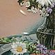 Картина вышитая лентами"Летний букет". Картины. Татьяна Фурина (moya-lentochka). Ярмарка Мастеров.  Фото №4