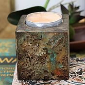 Для дома и интерьера handmade. Livemaster - original item Small wooden candle holder 