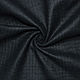 3,45 м Шерстяное сукно иссиня-черное в клеточку, Ткани, Москва,  Фото №1