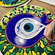 Round bright painting 'Eye of Nazar' Mosaic D 50 cm. Pictures. Art by Tanya Shest. My Livemaster. Фото №5
