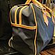 Винтаж: Сумка-мини Boston YSL из черного ПВХ и коричневой кожи. Сумки винтажные. Chic bags. Ярмарка Мастеров.  Фото №4