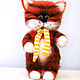 Ginger Cat Crocheted toy. Interior doll. The most beautiful toys. My Livemaster. Фото №6