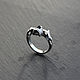 Заказать Перстень ручной работы в виде черепа. Rhyton Jewelry. Ярмарка Мастеров. . Перстень Фото №3