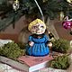  Колдунья. Елочные игрушки. Lamps.&.Dolls. Ярмарка Мастеров.  Фото №5