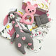 Розовый кролик - Подарочный бокс для младенца, Baby box. Подарки для новорожденных. Кошака~Вышивака. Ярмарка Мастеров.  Фото №4