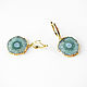 Mint large earrings, earrings with solar quartz 'Mint'. Earrings. Irina Moro. My Livemaster. Фото №6