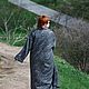 Заказать Плащ - пыльник серый. Светлана Зуева (dania-2010). Ярмарка Мастеров. . Плащи Фото №3