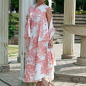Одежда handmade. Livemaster - original item One-shoulder dress with Scarf - SE0656CH. Handmade.