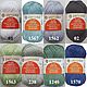  Нежная крапива 85% крапива 50г 210 м. Пряжа. Интернет-магазин пряжи wool.msk. Интернет-магазин Ярмарка Мастеров.  Фото №2