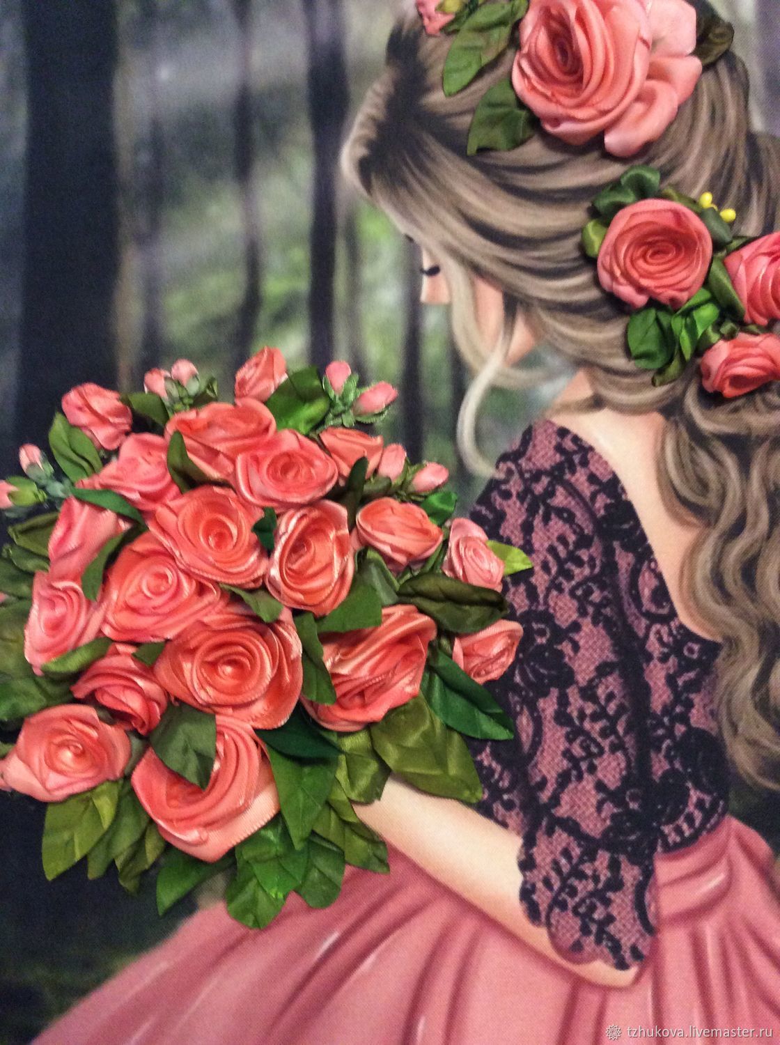 Фото по запросу Девушка с розами