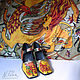 Painting on shoes. Shoes painted 'Fabulous beasts', Shoes, Moscow,  Фото №1