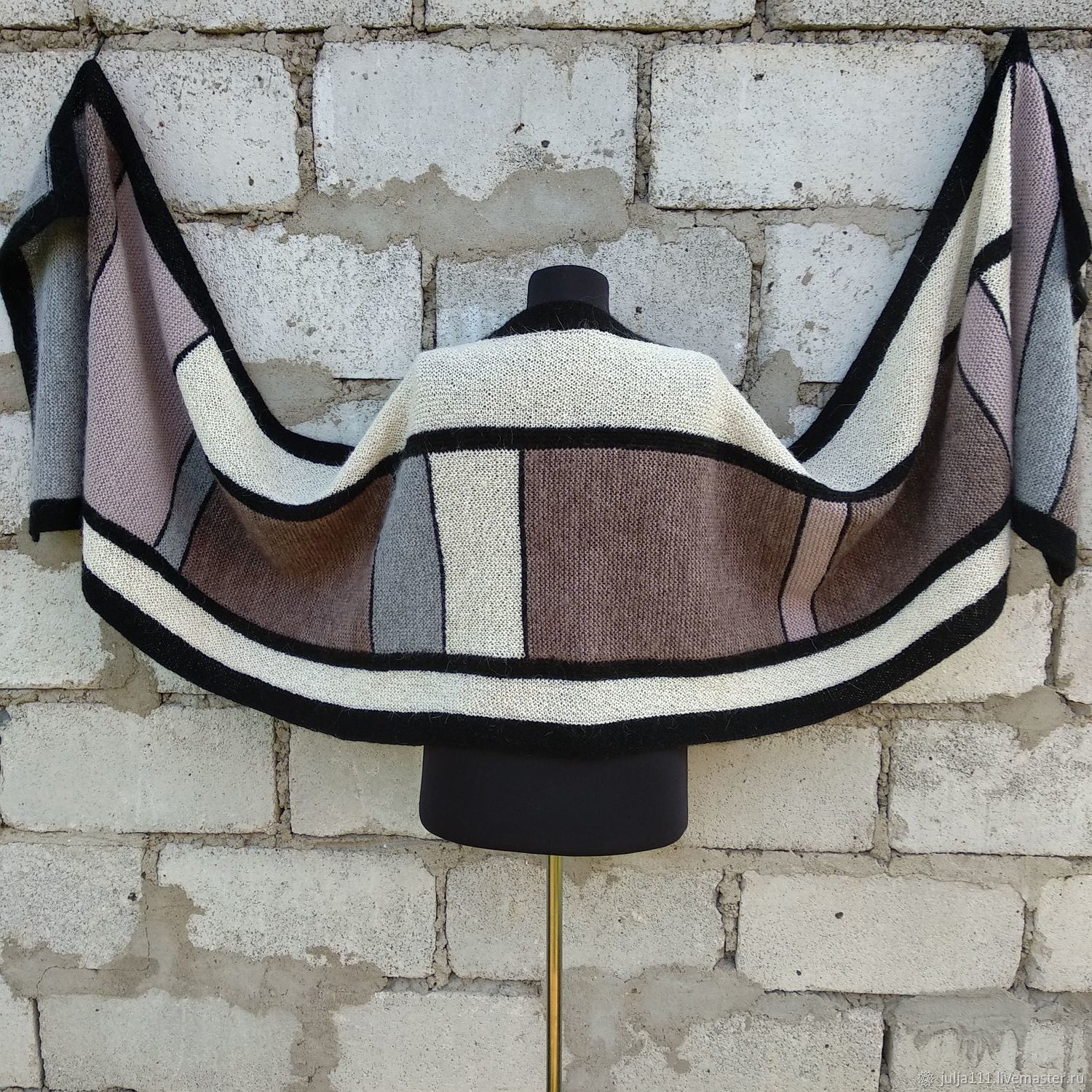 Большой Шарф Плед Палантин Широкий Длинный в интернет-магазине Ярмарка ...