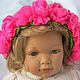 ВЕНОК, повязка для волос "Neon roses" вязаный. Диадемы детские. Gala  Devi crochet design ВЯЗАНИЕ. Интернет-магазин Ярмарка Мастеров.  Фото №2