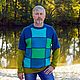Jumpers: Green noise, Mens jumpers, Michurinsk,  Фото №1