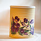 Jar decoupage Violets, Jars, Nizhny Novgorod,  Фото №1