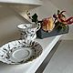 Винтаж: Чайная  пара "Голубой чертополох", Royal Albert, Англия. Сервизы винтажные. 'Голландская Вест-Индская компания'. Ярмарка Мастеров.  Фото №7
