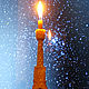 Свеча `Эйфелева башня` Высота - 26 см