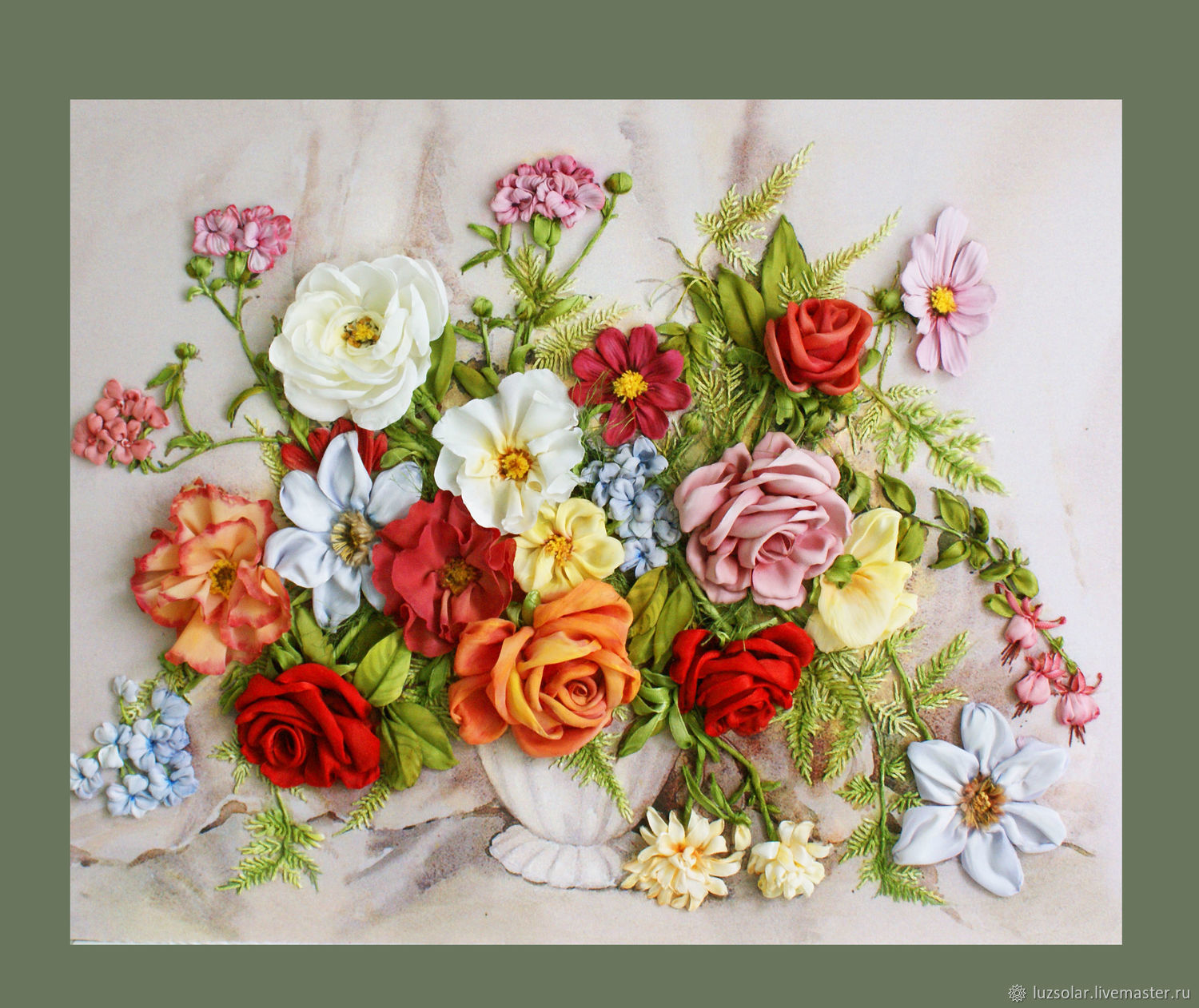 Нежные шёлковые цветы Анны Юминовой
