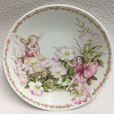 Винтаж ручной работы. Ярмарка Мастеров - ручная работа Винтаж: ТАРЕЛКА. GARDEN FAIRIES. STAFFORDSHIRE. ФАРФОР.. Handmade.