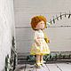 Интерьерная текстильная куколка "Летняя". Интерьерная кукла. Kuklalev. Ярмарка Мастеров.  Фото №5
