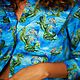 Рубашка оверсайз из американского хлопка «Русалки», Рубашки, Москва,  Фото №1