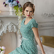Etro style " Russian patterns " designer dress