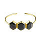 Botswana agate bracelet, Gold bracelet with stones, Black bracelet. Bead bracelet. Irina Moro. My Livemaster. Фото №4