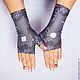 Double-sided elastic vanguard mitts. Mitts. decades. Online shopping on My Livemaster.  Фото №2