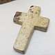 Figure cross made of sand jasper. Amulet. Selberiya shop. Online shopping on My Livemaster.  Фото №2