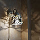 Order Autumn in the Park - wall lamp (sconce). Elena Zaychenko - Lenzay Ceramics. Livemaster. . Wall lights Фото №3