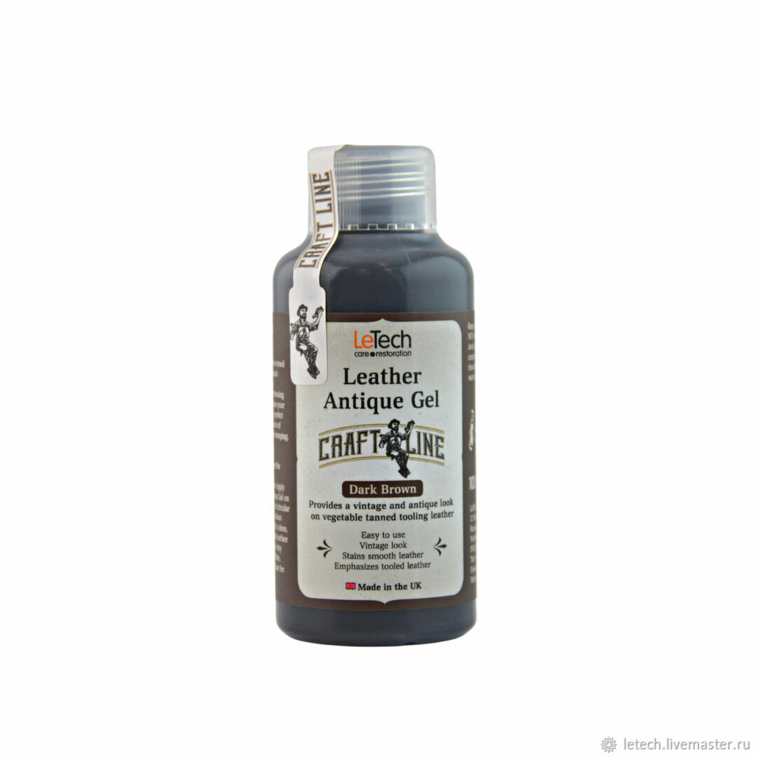 Антик-гель, антик краска тёмно-коричн, LeTech, Antique Dark Brown 100м ...
