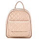 Women's leather backpack 'Hermione' (beige smooth leather), Backpacks, St. Petersburg,  Фото №1