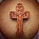 Orthodox cross made of pear. Cross. Amberwood (AmberWood). Online shopping on My Livemaster.  Фото №2