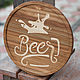 Поднос с интарсией "Beer", Тарелки, Солнечногорск,  Фото №1