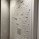 Декор стены в санузле - барельеф с цветами и растениями, Декор, Санкт-Петербург,  Фото №1