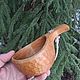 Заказать Кукса из ольхи, чаша, ковш из дерева. 250мл. Резное Хобби. Ярмарка Мастеров. . Кружки и чашки Фото №3