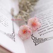 Bridal floral headpice, Marsala cherry blossom
