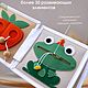 Развивающая книга из фетра для девочек «Зайка» 0+. Кубики и книжки. Душевная мастерская: книги из фетра. Ярмарка Мастеров.  Фото №7