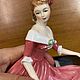 Статуэтка Девушка с собачкой Royal Doulton  Винтаж Фарфор Англия. Статуэтки. артподарки. Ярмарка Мастеров.  Фото №5