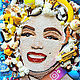 Copy of Copy of Sculptural painting, 3d Wall art contemporary pop art, Pictures, St. Petersburg,  Фото №1