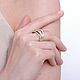 Крутящееся кольцо серебряное, охранное кольцо для женщин и мужчин. Кольца. VITACREDO (украшения из серебра). Ярмарка Мастеров.  Фото №5